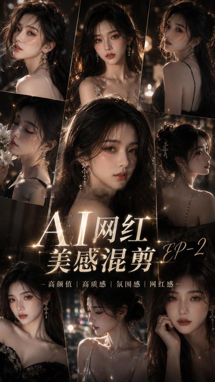 AI网红混剪封面